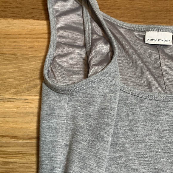 Newport News Gray Tank Top Dress Women’s S - Picture 5 of 14